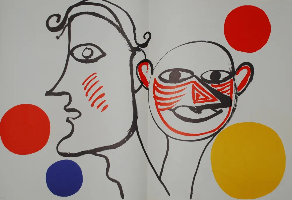 Lithograph Calder - DLM 221