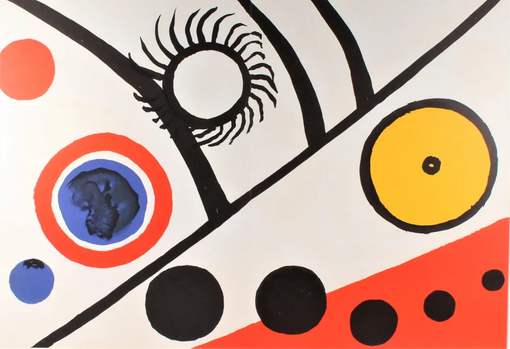Lithograph Calder - DLM 221