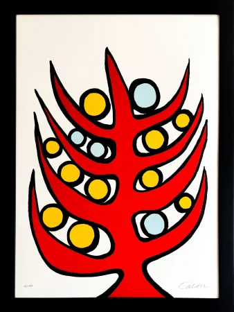 Lithograph Calder - L'albero del bene e del male