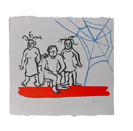 Aquatint Calder - Le sacrilège d’Alan Kent (1976)