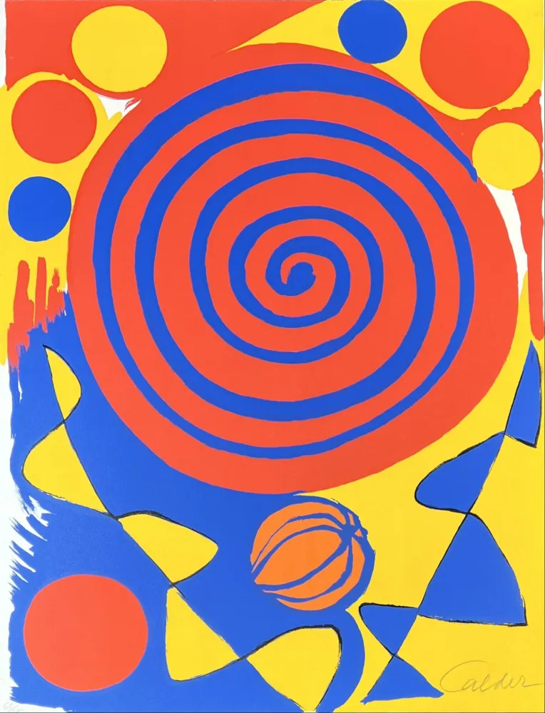 Lithograph Calder - Magie éolienne 