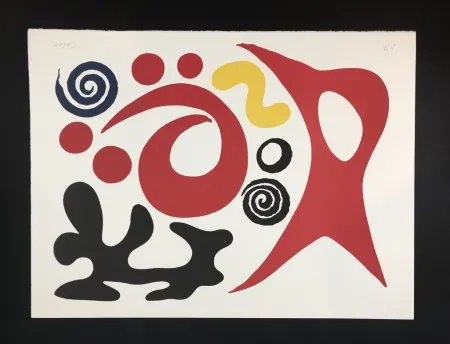 Lithograph Calder - Plancton ( plankton )