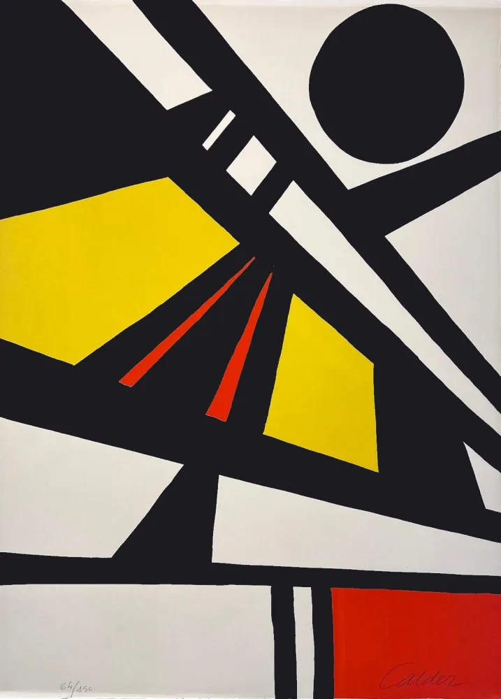 Lithograph Calder - Sans titre