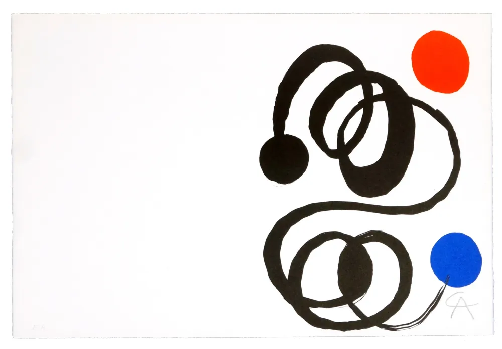 Lithograph Calder - Sans titre