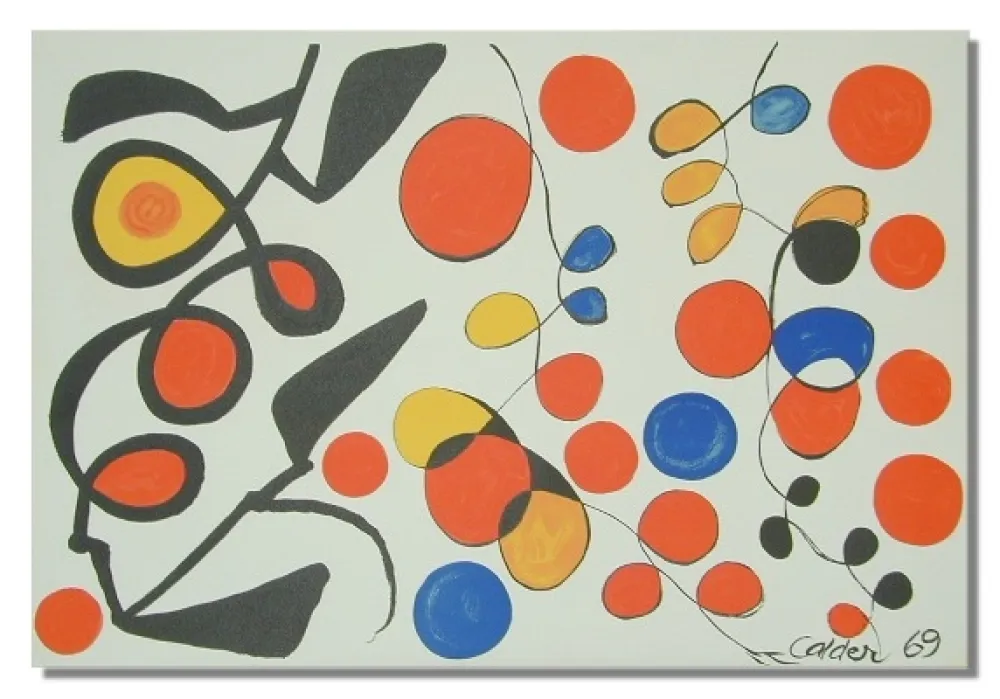 Lithograph Calder - Spring Carnival