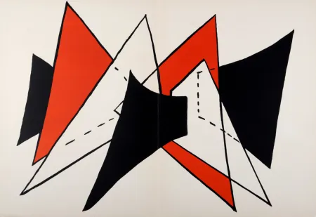 Lithograph Calder - Stabiles, 1963