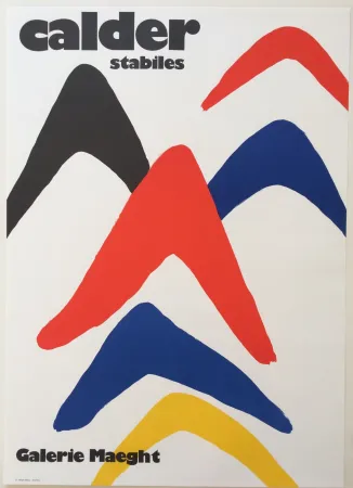 Poster Calder - Stabiles / Galerie Maeght
