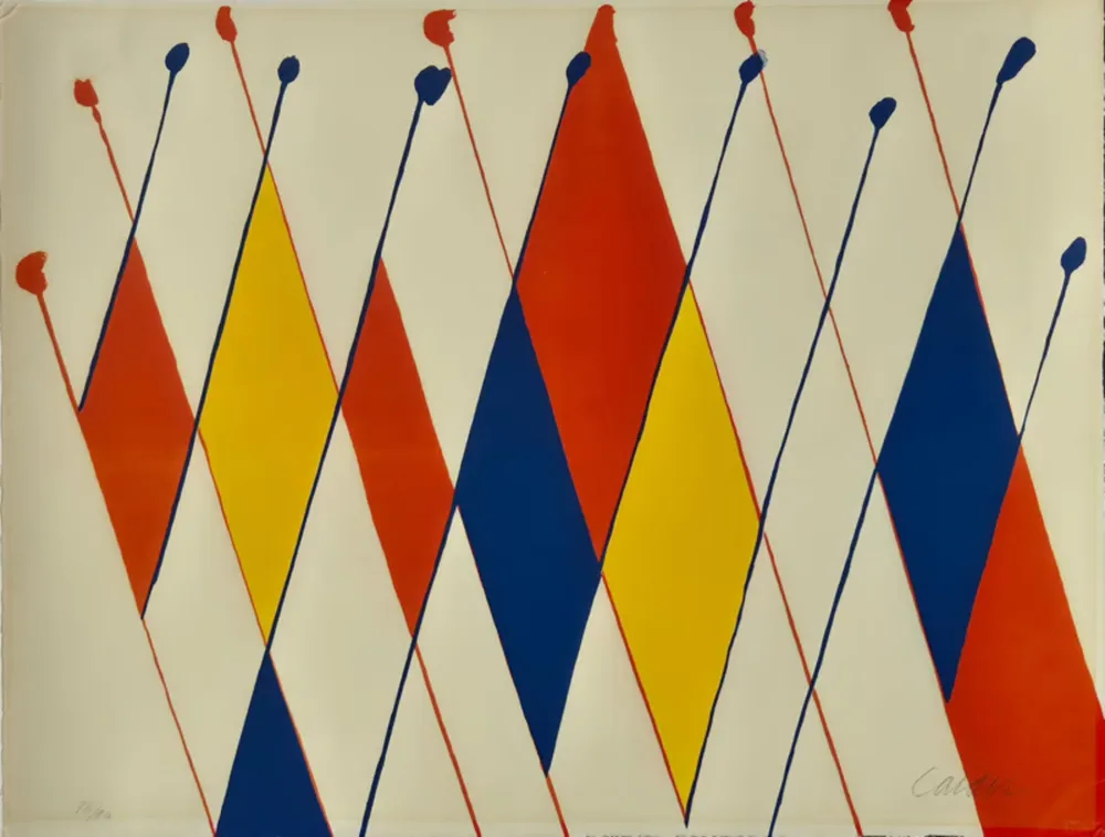 Lithograph Calder - Un drôle de poisson