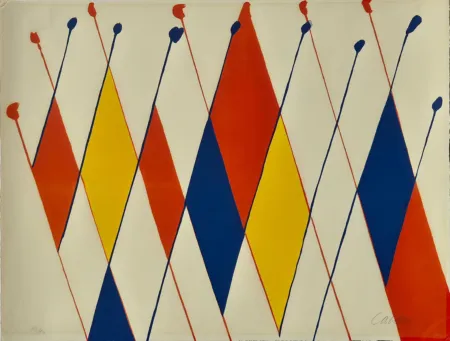 Lithograph Calder - Un drôle de poisson