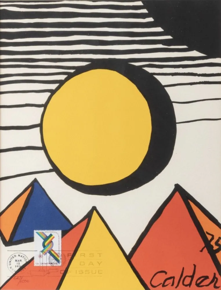Lithograph Calder - Untitled