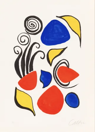 Lithograph Calder - Untitled