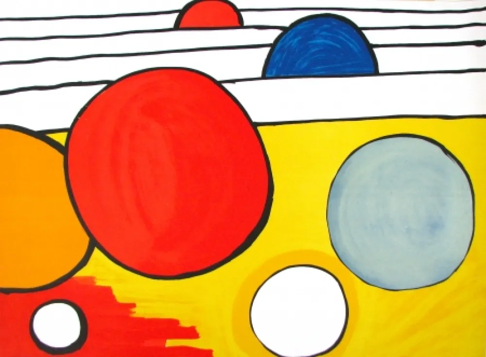 Lithograph Calder - Untitled