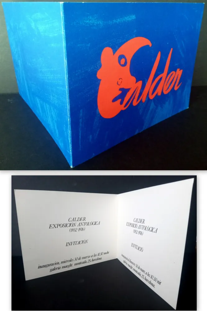 Lithograph Calder - Vernissage Calder Galería Maeght 