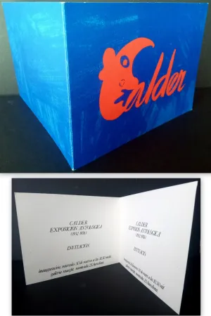 Lithograph Calder - Vernissage Calder Galería Maeght 