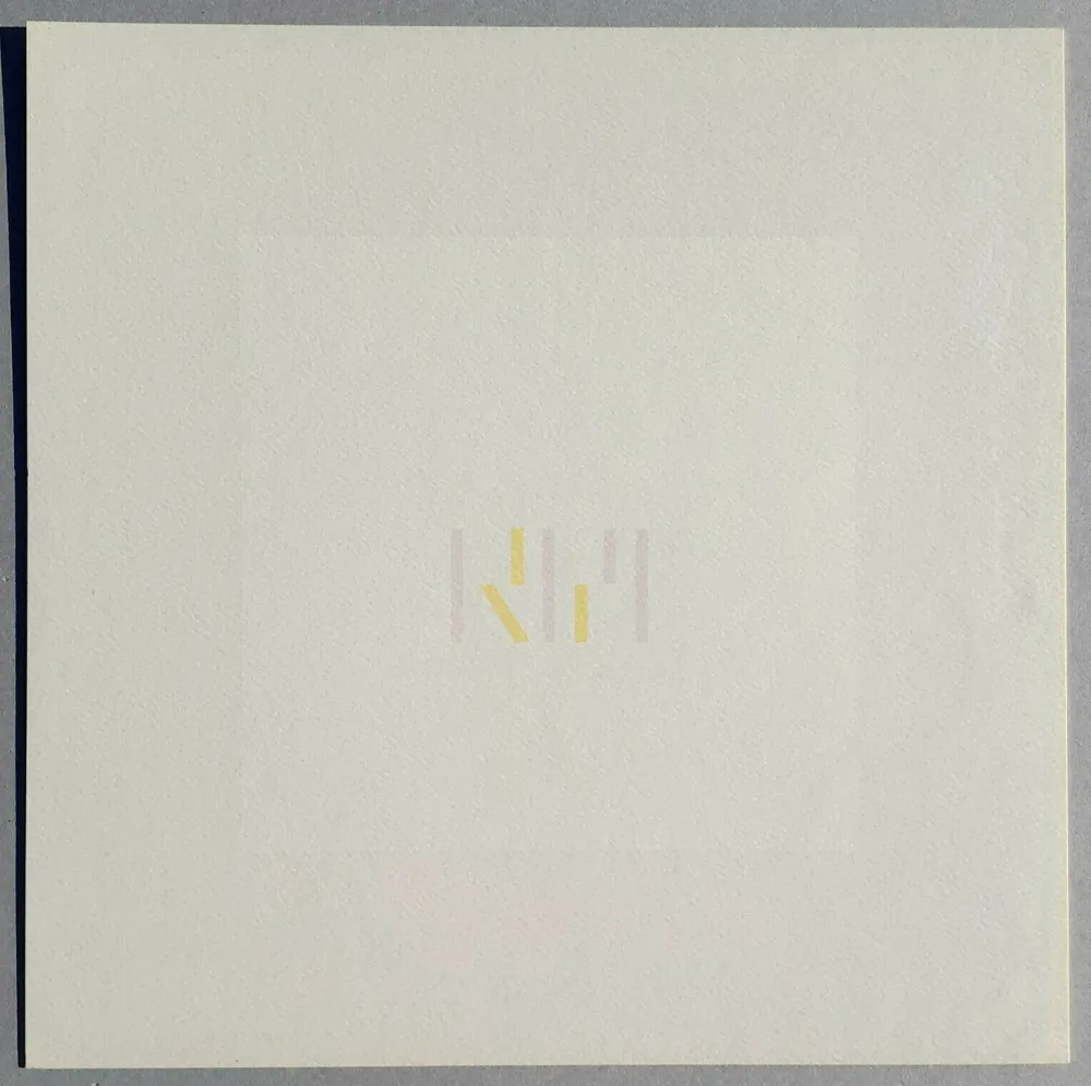 Screenprint Calderara - Composizione ritmata