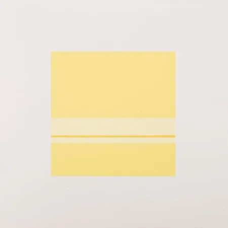 Screenprint Calderara - Giallo