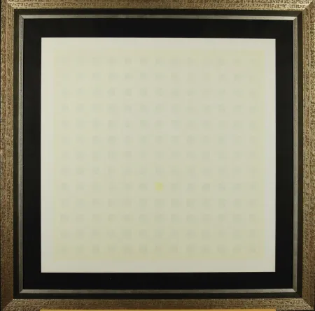 Screenprint Calderara - Green Squares