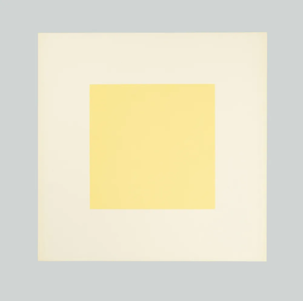 Screenprint Calderara - Luce spazio immagine (Tav. 1)