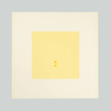 Screenprint Calderara - Luce spazio immagine