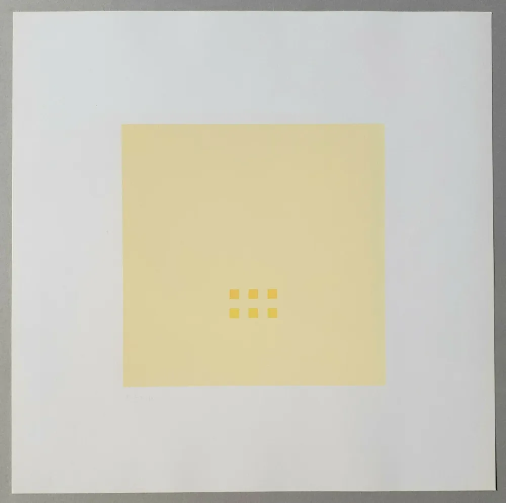 Screenprint Calderara - Luce spazio immagine (Tav. 3)