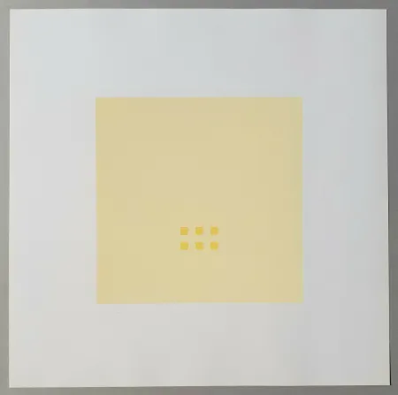 Screenprint Calderara - Luce spazio immagine (Tav. 3)