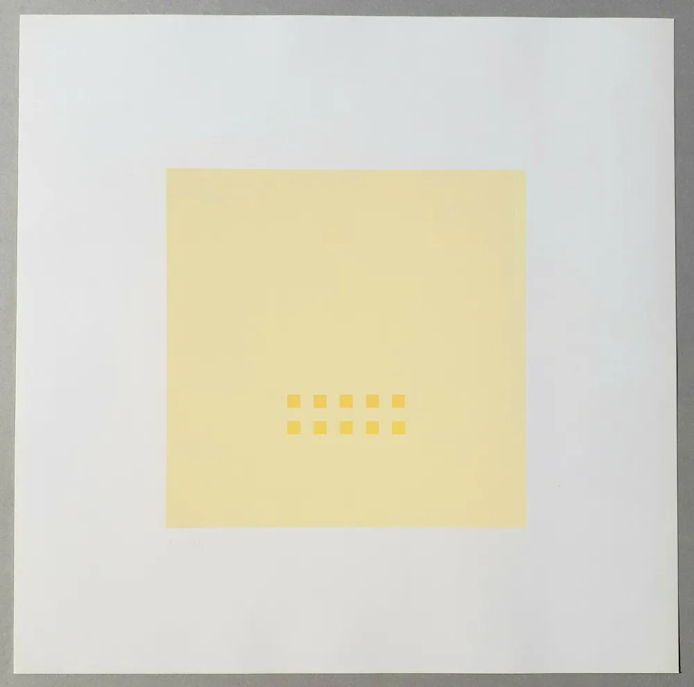 Screenprint Calderara - Luce spazio immagine (Tav. 4)