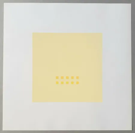 Screenprint Calderara - Luce spazio immagine (Tav. 4)