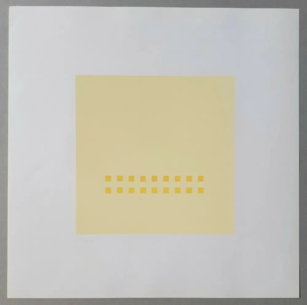 Screenprint Calderara - Luce spazio immagine (Tav. 5)