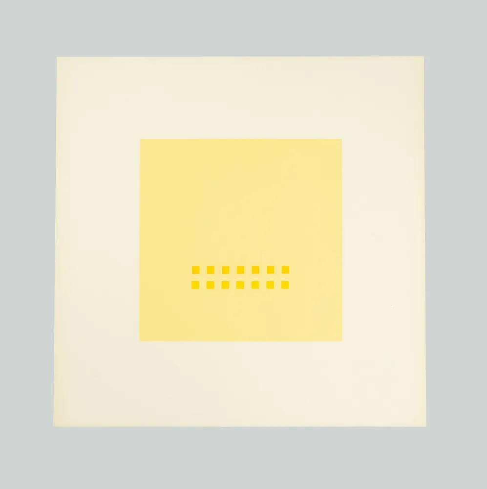 Screenprint Calderara - Luce spazio immagine (Tav. 6)