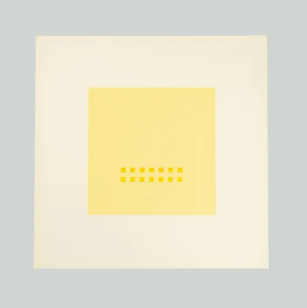 Screenprint Calderara - Luce spazio immagine (Tav. 6)