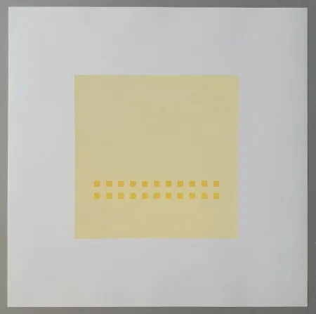 Screenprint Calderara - Luce spazio immagine (Tav. 7)