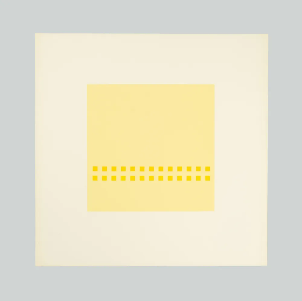 Screenprint Calderara - Luce spazio immagine (Tav. 8)