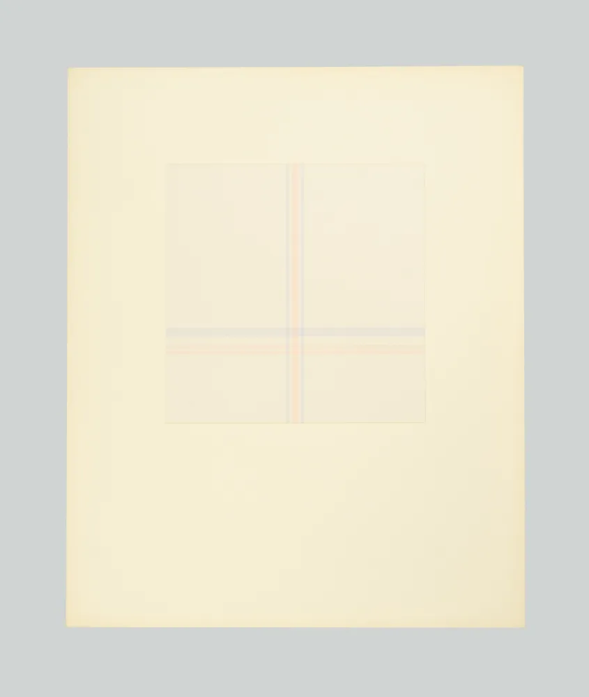 Screenprint Calderara - Momenti numero 2