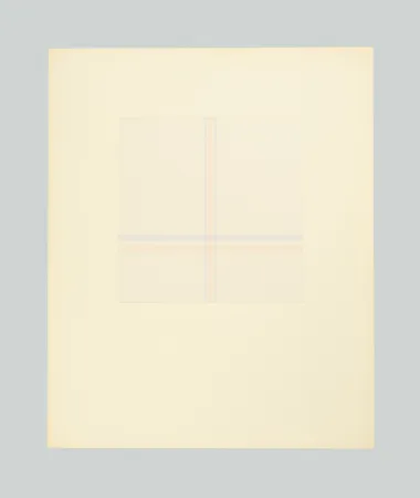 Screenprint Calderara - Momenti numero 2