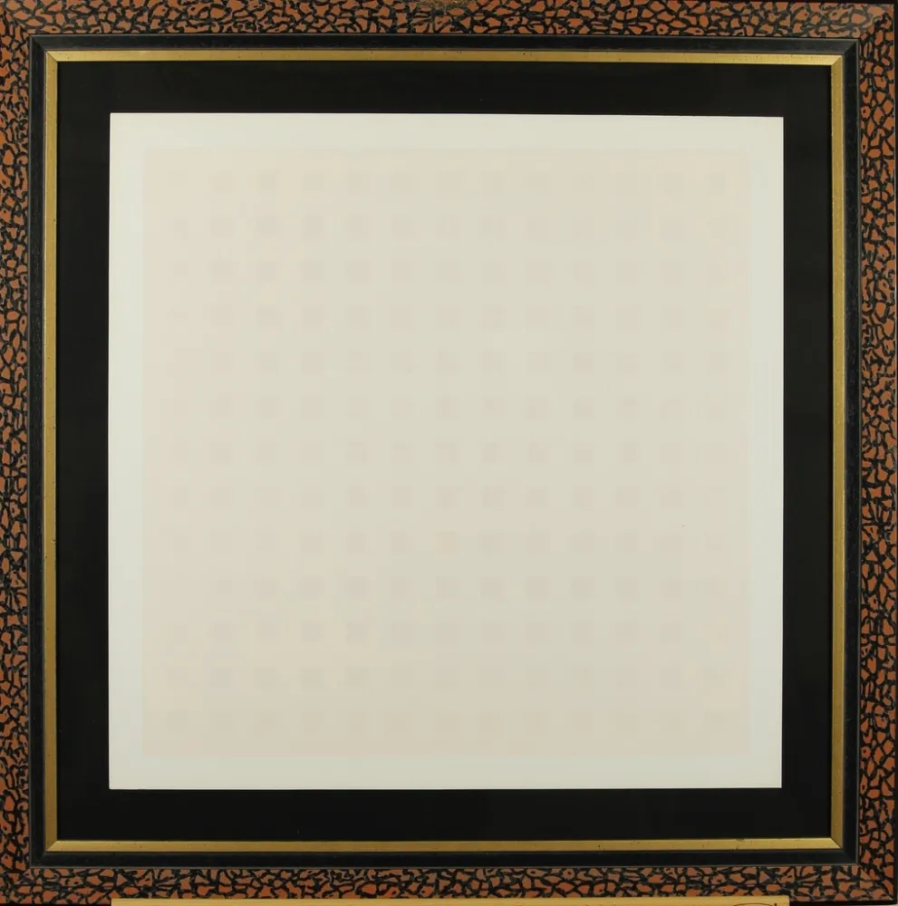 Screenprint Calderara - Pink squares