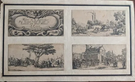 Engraving Callot - Les petites misères de la guerre