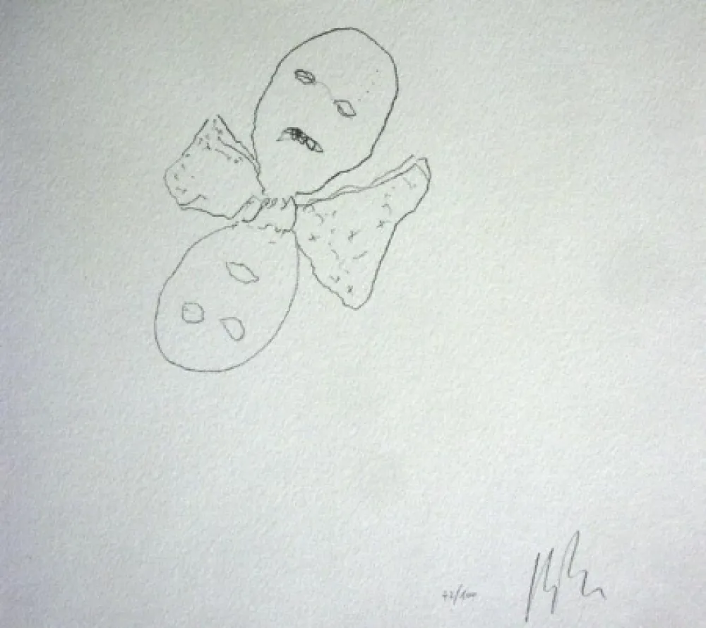 Lithograph Calzolari - Senza titolo