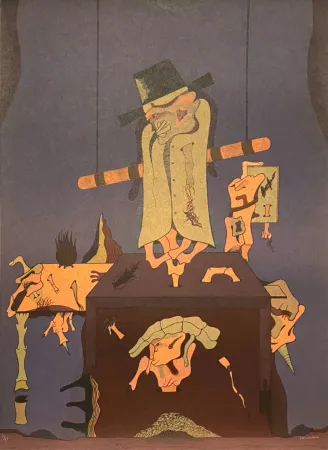 Lithograph Camacho  - Cenizas