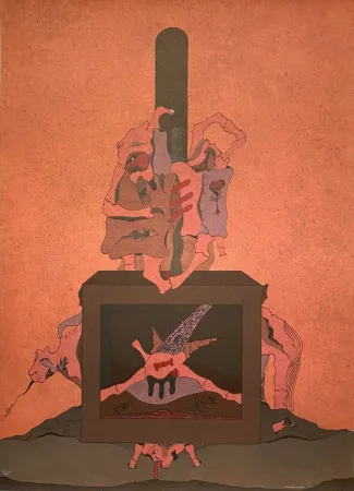 Lithograph Camacho  - Cenizas