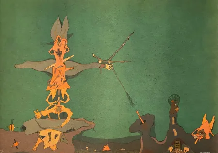 Lithograph Camacho  - Cenizas