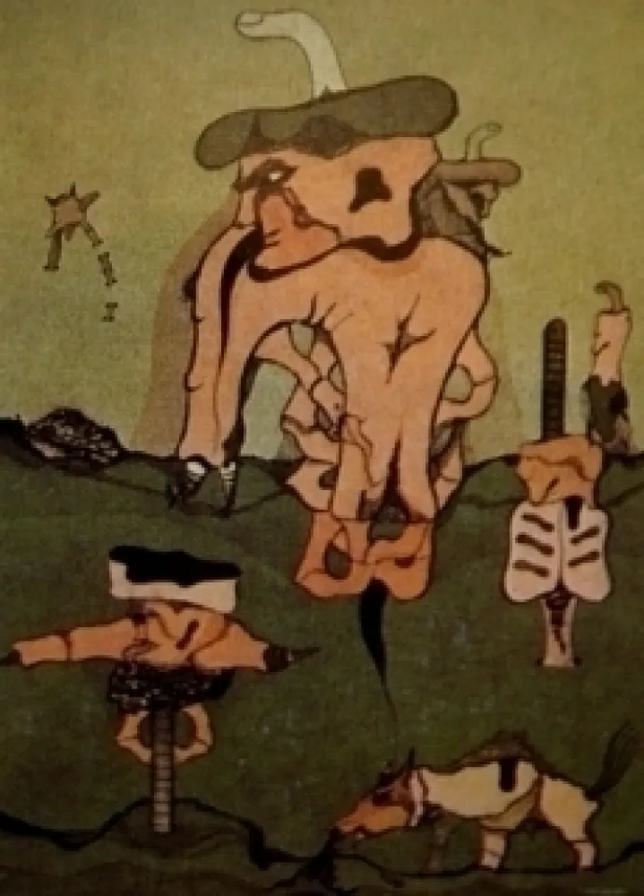 Lithograph Camacho  - Cezinas 1