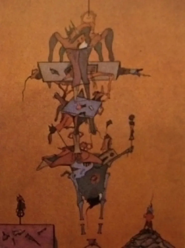 Lithograph Camacho  - Cezinas 2