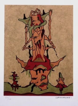 Lithograph Camacho  - Composition