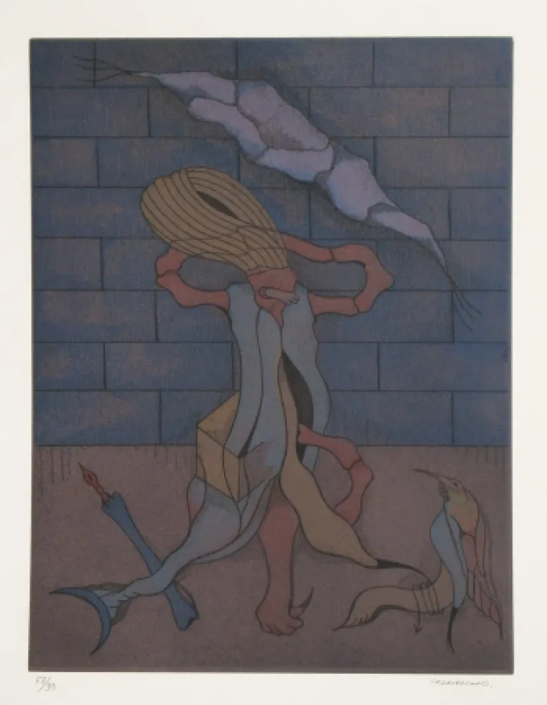 Etching And Aquatint Camacho  - Les vitriers