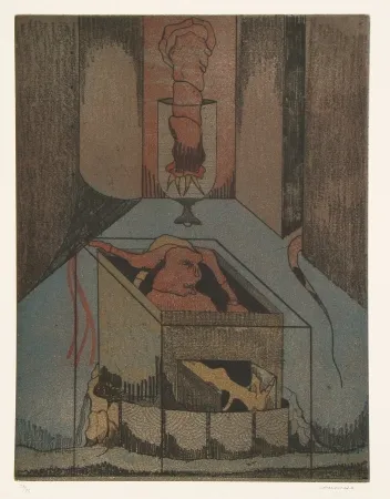 Etching And Aquatint Camacho  - Les vitriers