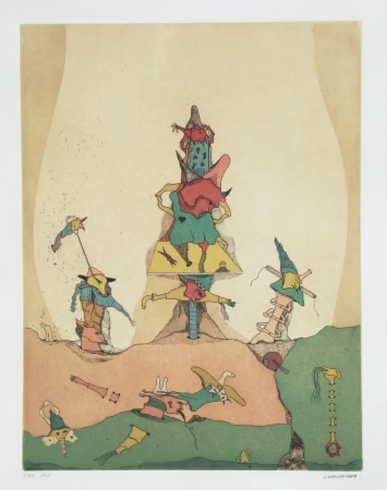 Etching And Aquatint Camacho  - Sans titre