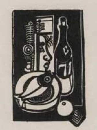 Woodcut Campendonk - Heinrich Campendonk. Das graphische Werk.