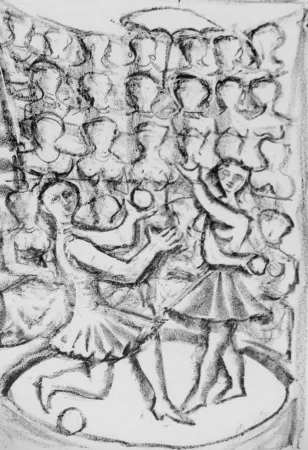 Lithograph Campigli - Acrobati