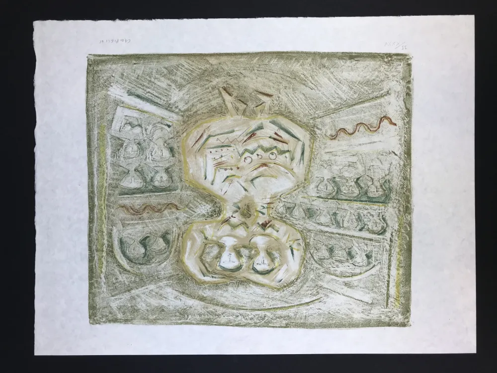 Lithograph Campigli - Danzatrici