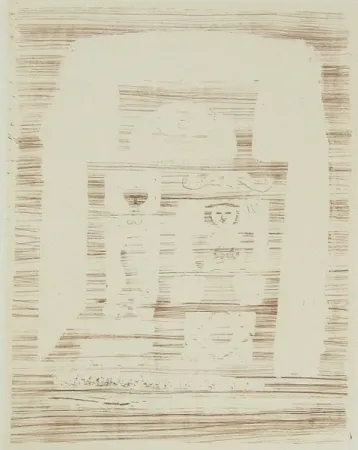 Etching Campigli - La casa